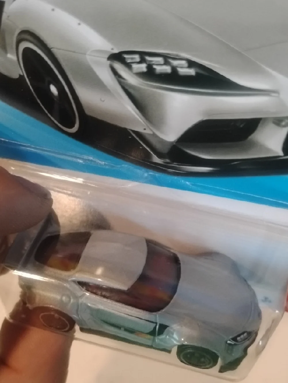 Mattel Hot Wheels '20 Toyota GR Supra - Silver with Black Accents